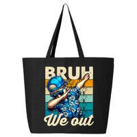 Bruh We Out Dabbing Boy Happy Last Day Of School 25L Jumbo Tote