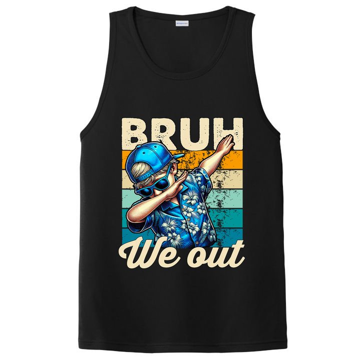 Bruh We Out Dabbing Boy Happy Last Day Of School PosiCharge Competitor Tank