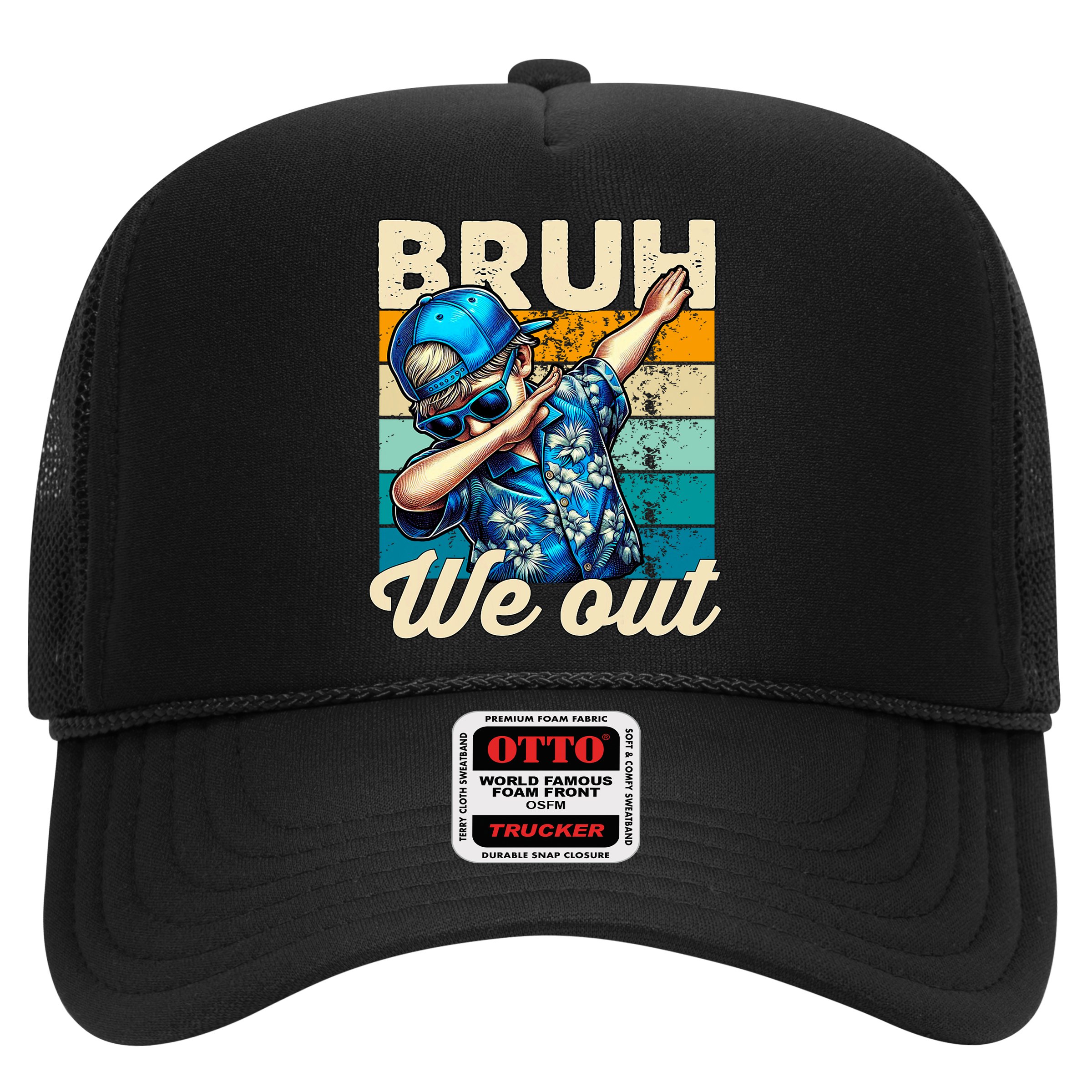 Bruh We Out Dabbing Boy Happy Last Day Of School Hat