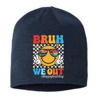 Bruh We Out Happy Last Day Of School Teacher Boy Girl Summer Sustainable Beanie