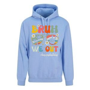 Bruh We Out Happy Last Day Of School Teacher Boy Girl Summer Unisex Surf Hoodie