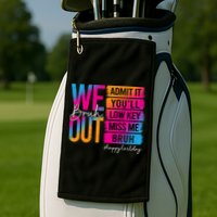 Bruh We Out Teachers Admit It You'll Low Key Miss Me Bruh Golf Towel