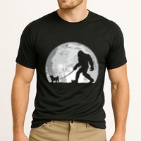Bigfoot Walks Pug Funny Pug Funny Bigfoot Pug Lover Pug Cooling Performance Crew T-Shirt