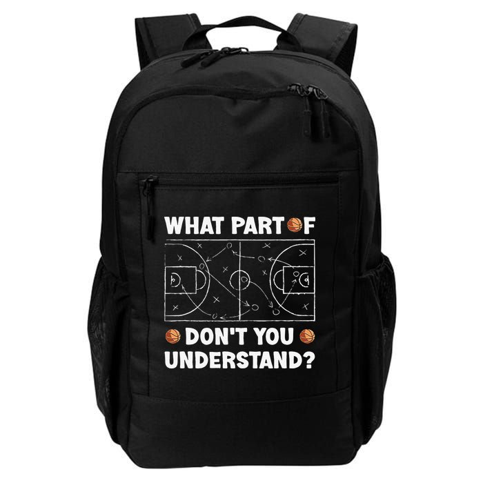 Basketball What Part Of Don't You Understand Funny quote Backpack