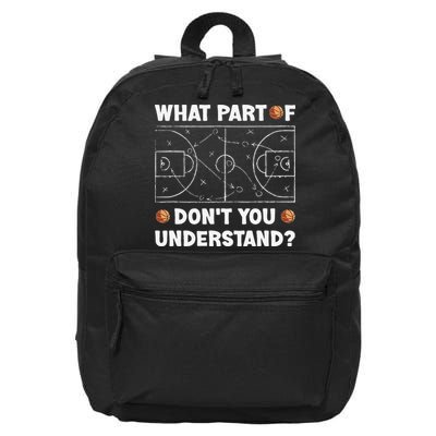 Basketball What Part Of Don't You Understand Funny quote 16 in Basic Backpack