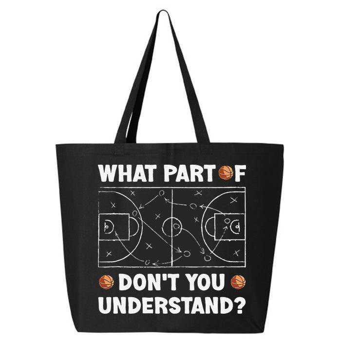 Basketball What Part Of Don't You Understand Funny quote 25L Jumbo Tote