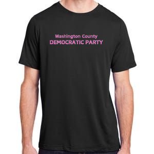 Blue Wave Party Washington County Democratic Party 2024 Adult ChromaSoft Performance T-Shirt