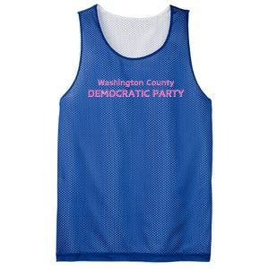 Blue Wave Party Washington County Democratic Party 2024 Mesh Reversible Basketball Jersey Tank