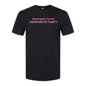 Blue Wave Party Washington County Democratic Party 2024 Softstyle CVC T-Shirt