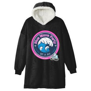 Blue Wave Party Washington County Democratic Party 2024 Hooded Wearable Blanket