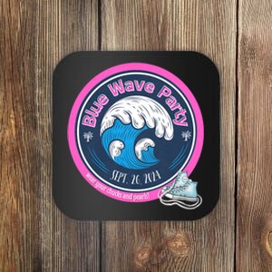 Blue Wave Party Washington County Democratic Party 2024 Coaster