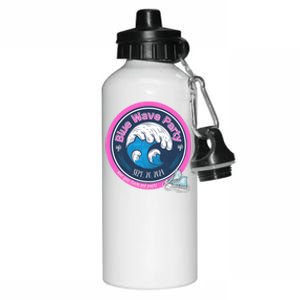 Blue Wave Party Washington County Democratic Party 2024 Aluminum Water Bottle