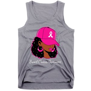 Black Women Pink_ Breast Cancer Awareness Warrior Tank Top