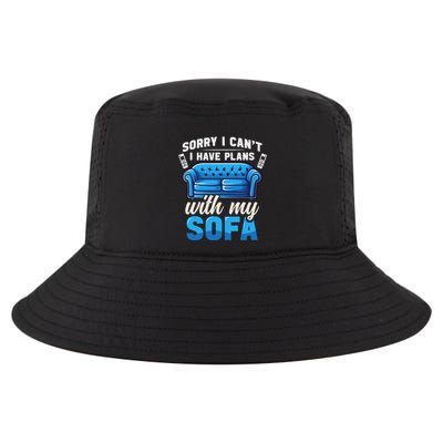 Binge Watching Plans With My Sofa Watching Tv Series Cool Comfort Performance Bucket Hat