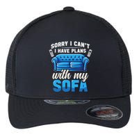 Binge Watching Plans With My Sofa Watching Tv Series Flexfit Unipanel Trucker Cap