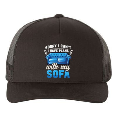 Binge Watching Plans With My Sofa Watching Tv Series Yupoong Adult 5-Panel Trucker Hat