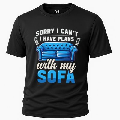 Binge Watching Plans With My Sofa Watching Tv Series Performance Shirt