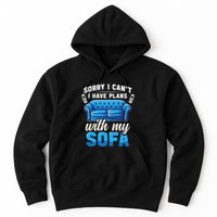 Binge Watching Plans With My Sofa Watching Tv Series Hoodie