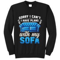 Binge Watching Plans With My Sofa Watching Tv Series Sweatshirt
