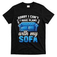 Binge Watching Plans With My Sofa Watching Tv Series T-Shirt