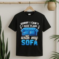 Binge Watching Plans With My Sofa Watching Tv Series T-Shirt