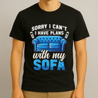 Binge Watching Plans With My Sofa Watching Tv Series T-Shirt