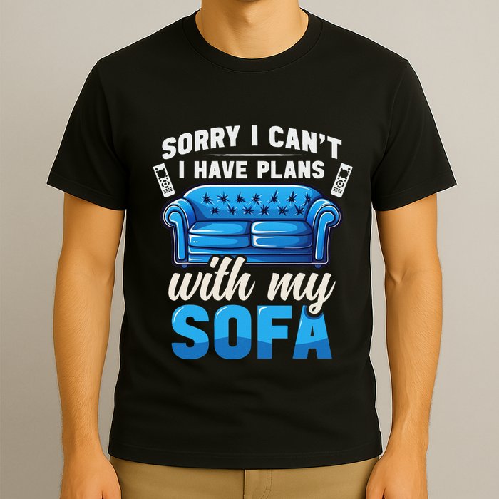 Binge Watching Plans With My Sofa Watching Tv Series T-Shirt