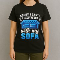 Binge Watching Plans With My Sofa Watching Tv Series T-Shirt