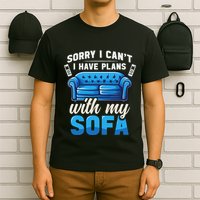 Binge Watching Plans With My Sofa Watching Tv Series T-Shirt