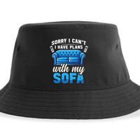 Binge Watching Plans With My Sofa Watching Tv Series Sustainable Bucket Hat