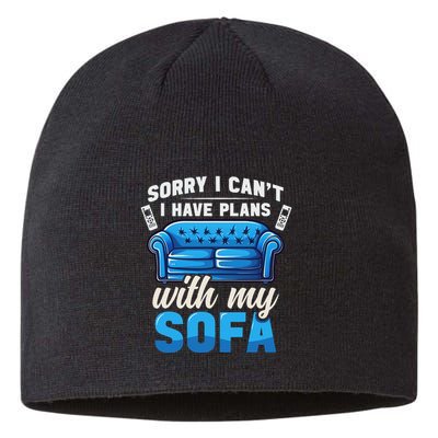 Binge Watching Plans With My Sofa Watching Tv Series Sustainable Beanie