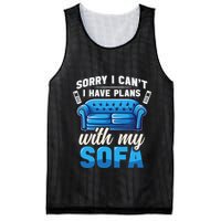 Binge Watching Plans With My Sofa Watching Tv Series Mesh Reversible Basketball Jersey Tank