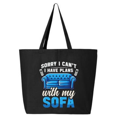 Binge Watching Plans With My Sofa Watching Tv Series 25L Jumbo Tote