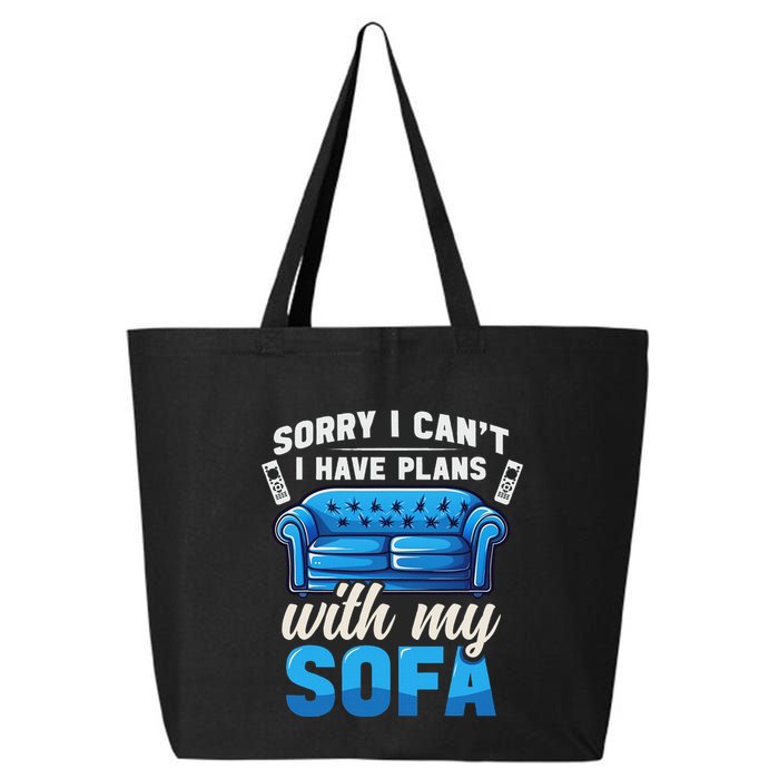 Binge Watching Plans With My Sofa Watching Tv Series 25L Jumbo Tote