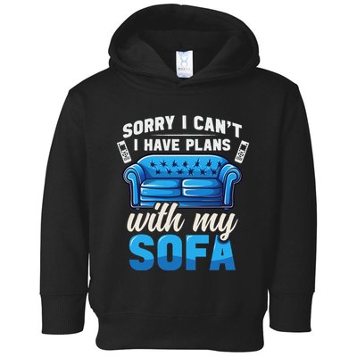Binge Watching Plans With My Sofa Watching Tv Series Toddler Hoodie