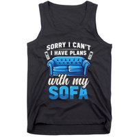 Binge Watching Plans With My Sofa Watching Tv Series Tank Top