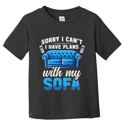 Binge Watching Plans With My Sofa Watching Tv Series Toddler T-Shirt