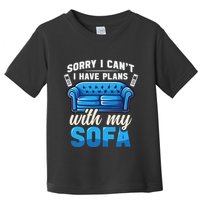 Binge Watching Plans With My Sofa Watching Tv Series Toddler T-Shirt