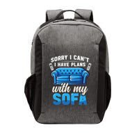Binge Watching Plans With My Sofa Watching Tv Series Vector Backpack