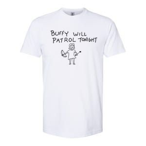 Buffy Will Patrol Tonight Softstyle CVC T-Shirt