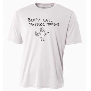 Buffy Will Patrol Tonight Cooling Performance Crew T-Shirt