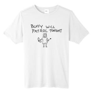 Buffy Will Patrol Tonight Tall Fusion ChromaSoft Performance T-Shirt