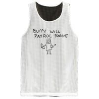 Buffy Will Patrol Tonight Mesh Reversible Basketball Jersey Tank