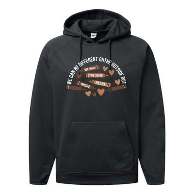 Black Women Pride T S Performance Fleece Hoodie