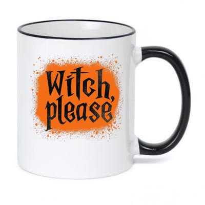 Bleached Witch Please Funny Halloween Witch Costume 11oz Black Color Changing Mug