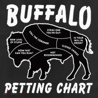 Buffalo Wildlife Petting Chart Cool Comfort Performance Bucket Hat