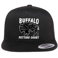 Buffalo Wildlife Petting Chart Flat Bill Trucker Hat