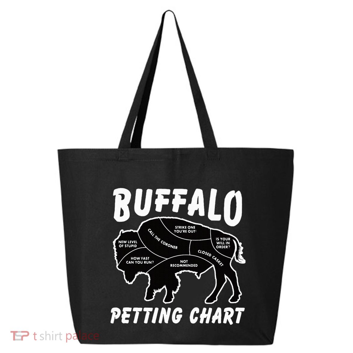Buffalo Wildlife Petting Chart 25L Jumbo Tote