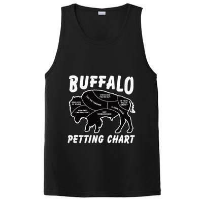 Buffalo Wildlife Petting Chart PosiCharge Competitor Tank