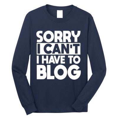 Blogger Writer Publisher Blog Content Creator Blogmaster Long Sleeve Shirt